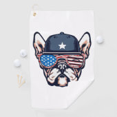 Bulldog Weekend Party 4. Juli Golfhandtuch (Insitu)