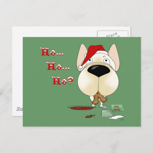 Bulldog Weihnachten (Vorne/Hinten)