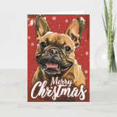 Bulldog Weihnachten (Vorderseite)