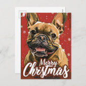 Bulldog Weihnachten (Vorne/Hinten)