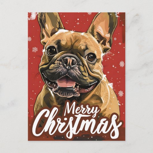 Bulldog Weihnachten (Vorderseite)