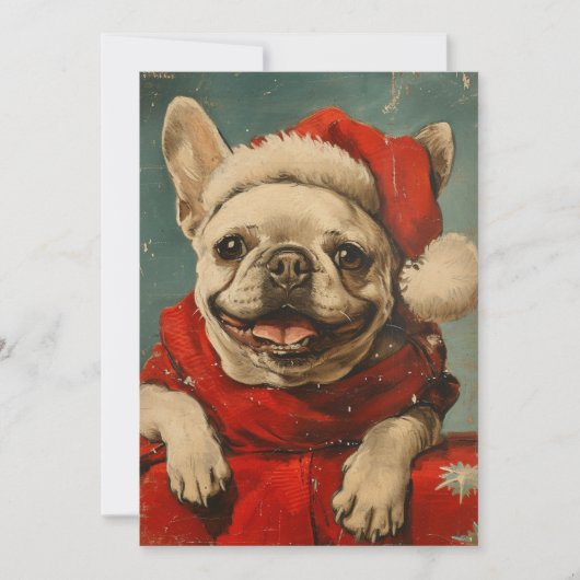 Bulldog Weihnachten (Vorderseite)