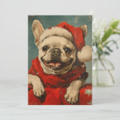 Bulldog Weihnachten (Stehend Vorderseite)