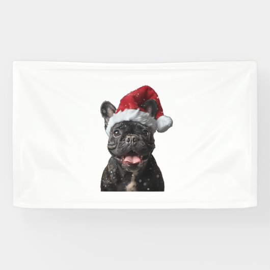 Bulldog Weihnachten Banner (Horizontal)