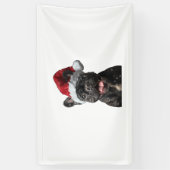 Bulldog Weihnachten Banner (Vertikal)