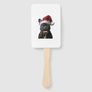 Bulldog Weihnachten Fächer
