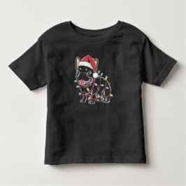 Bulldog Weihnachten Kleinkind T-shirt