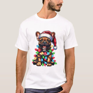 Bulldog Weihnachten Lustig T-Shirt