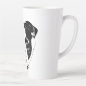 Bulldog-Weihnachten Nah Milchtasse (Rechts)