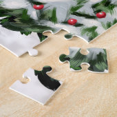 Bulldog Weihnachten Puzzle (Seite)