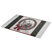 Bulldog Weihnachten Schneidebrett (Ecke)