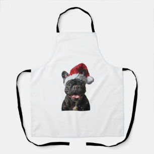 Bulldog Weihnachten Schürze
