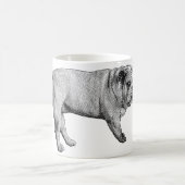 Bulldog-Weihnachten-Tasse Kaffeetasse (Mittel)