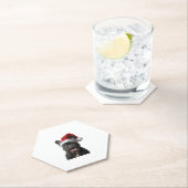 Bulldog Weihnachten Untersetzer (Vor Ort)