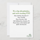 Bulldog Weihnachts-Weihnachtsfeier Einladung (Rückseite)