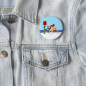 Bulldog Weihnachtsbrief Button (Beispiel)