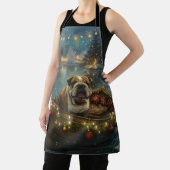 Bulldog Weihnachtsfest Schürze (InSitu)