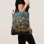 Bulldog Weihnachtsfest Tasche (Von Nahem)