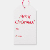 Bulldog Weihnachtsgeschenke Tags Geschenkanhänger (Rückseite)