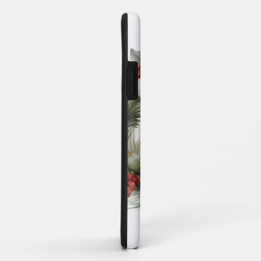 Bulldog Weihnachtsmann Case-Mate iPhone Hülle (Hinten/Rechts)