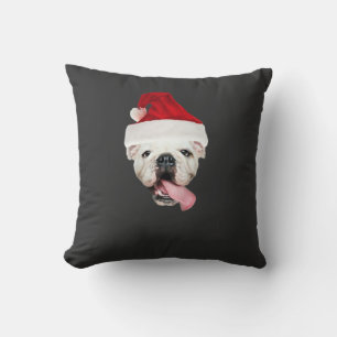 Bulldog Weihnachtsmann Essential T-Shirt Kissen