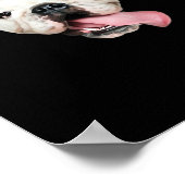 Bulldog Weihnachtsmann Essential T-Shirt Poster (Ecke)
