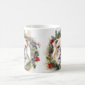 Bulldog Weihnachtsmann Kaffeetasse (Mittel)