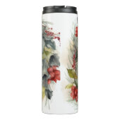 Bulldog Weihnachtsmann Thermosbecher (Rückseite)