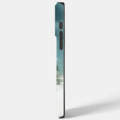 Bulldog Weihnachtsschnee im Winter Case-Mate iPhone Hülle (Rückseite / Links)