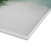 Bulldog Weihnachtsschnee im Winter Schneidebrett (Ecke)