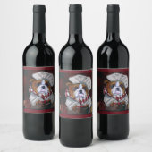 Bulldog Weinetikett (Flaschen)