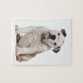 Bulldog Welpe (2 Monate alt) Puzzle (Horizontal)