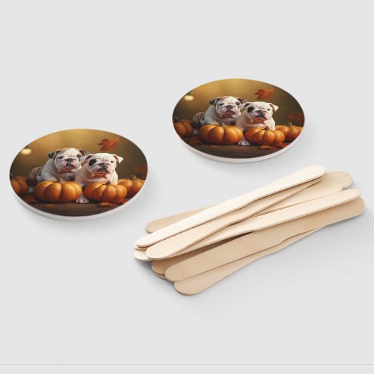 Bulldog Welpe Autumn Delight Pumpen Fächer (Non-assembled)