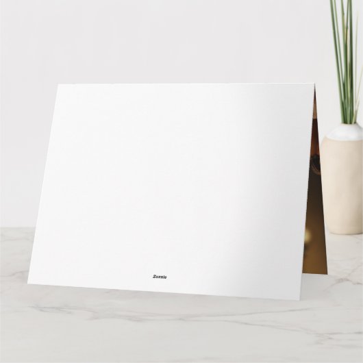 Bulldog Welpe Autumn Delight Pumpen Karte (Rückseite)