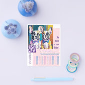 Bulldog Welpe Flyer (Einzeln)