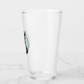 Bulldog Welpe Glas (Links)