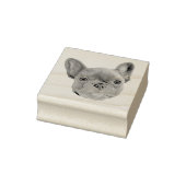 Bulldog Welpe Gummistempel (Stempel)