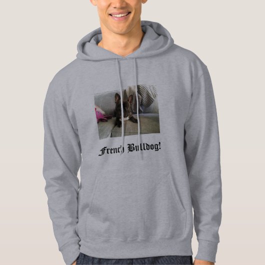 Bulldog Welpe Hoodie (Vorderseite)