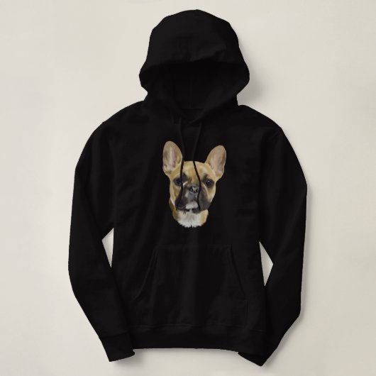 Bulldog Welpe Hoodie (Design vorne)