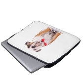 Bulldog Welpe Hund Computer Case Sleeve (Vorne Knopf)