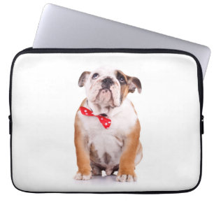 Bulldog Welpe Hund Computer Case Sleeve