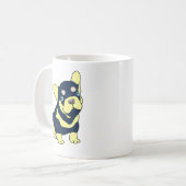 Bulldog Welpe Kaffeetasse (Vorderseite Links)