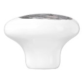 Bulldog Welpe Keramikknauf (Seitenansicht)