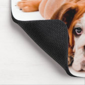 Bulldog Welpe Mousepad (Ecke)
