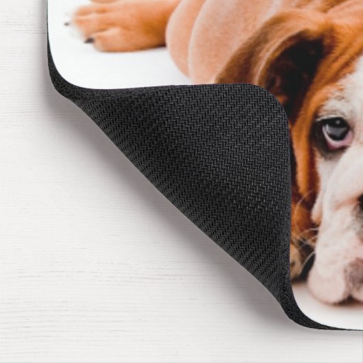 Bulldog Welpe Mousepad (Ecke)