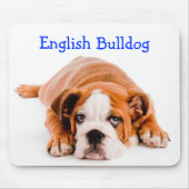 Bulldog Welpe Mousepad (Vorne)