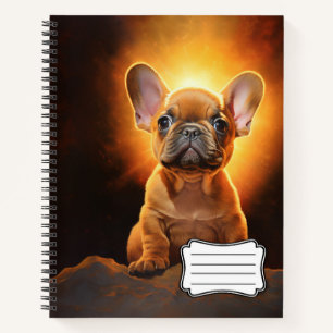 Bulldog-Welpe Notizblock