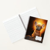 Bulldog-Welpe Notizblock (Innenseite)