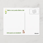 Bulldog Welpe - passt irisch oder nicht designt Postkarte (Rückseite)