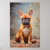 Bulldog-Welpe Poster (Vorne)